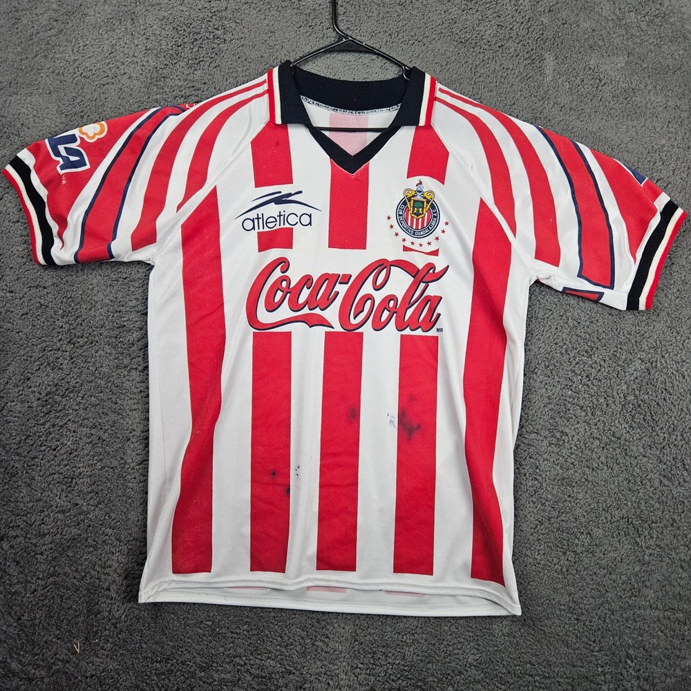 Vintage Chivas Guadalajara Athletica Coca Cola Soccer Jersey‎ Adult Men's